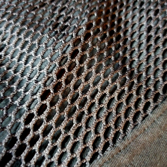 VS PINK Sexy Webbed Mesh Deep V Tank Top Muscle Tee Shirt - Picture 3 of 6